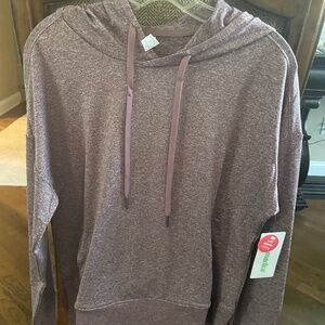 NWT size MEDIUM MARIKA ACTIVEWEAR HOODIE 70R heather black
